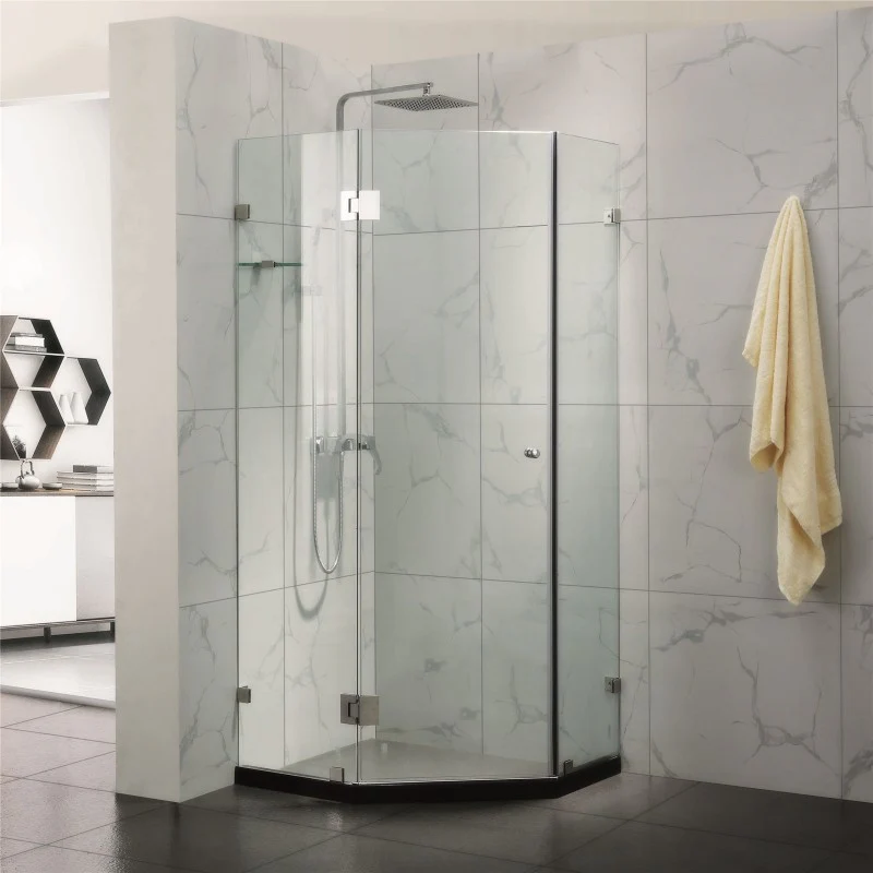 Diamond Frameless Shower Screen - Image 2