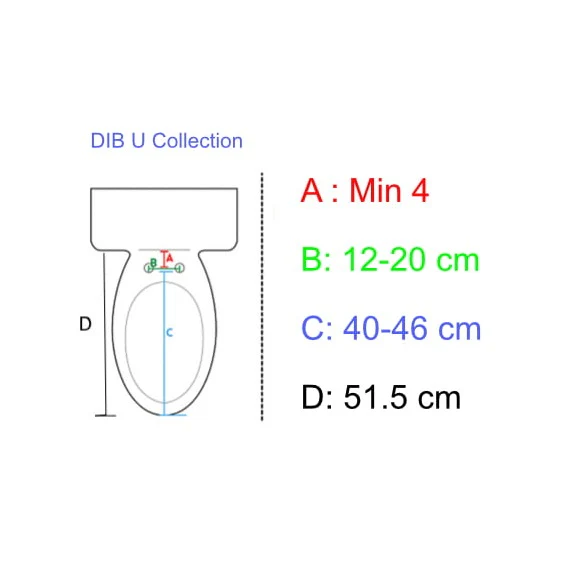DIB U850R Slim Electric Bidet Dual Wash - Image 12