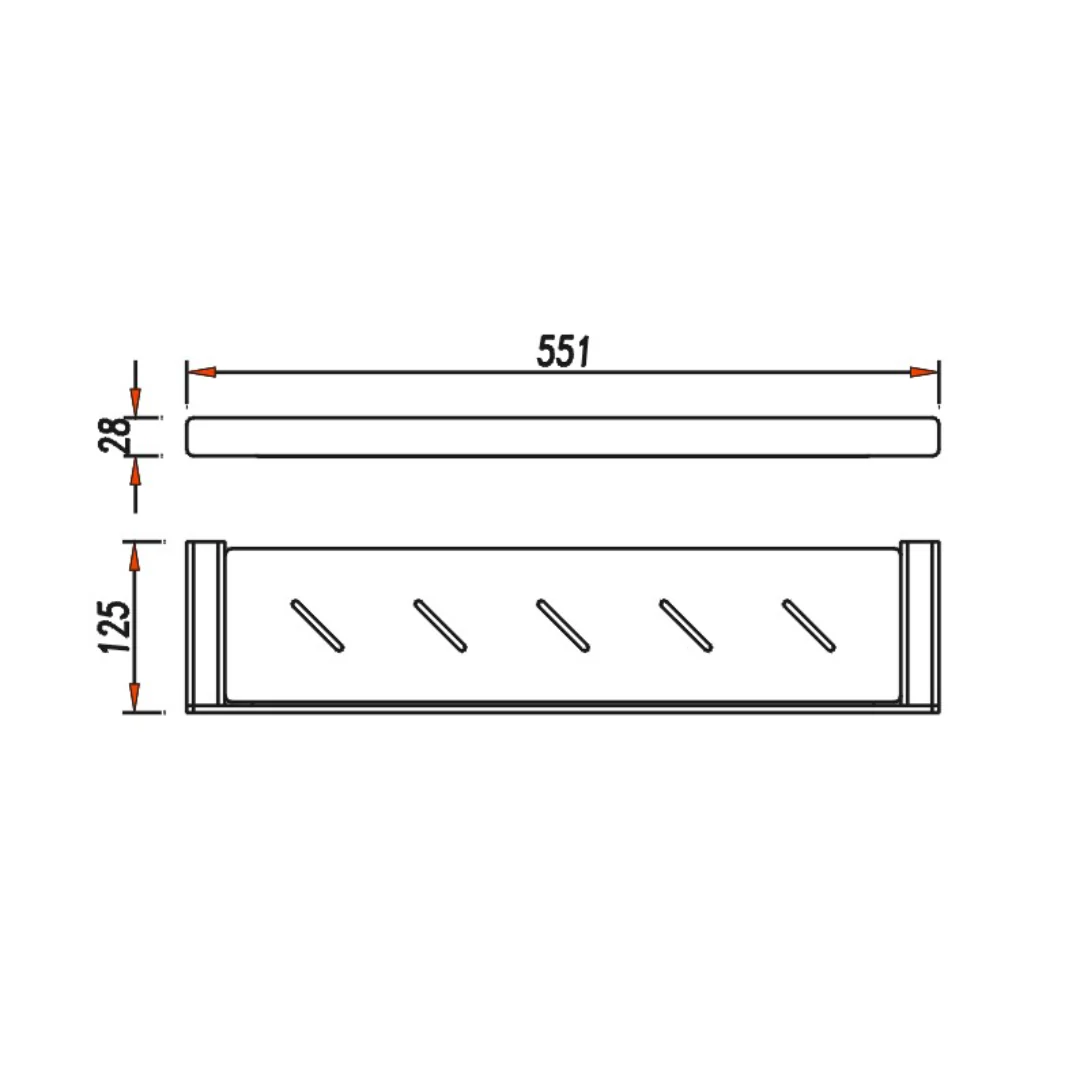 Exclusive Chrome Shower Shelf - Image 2