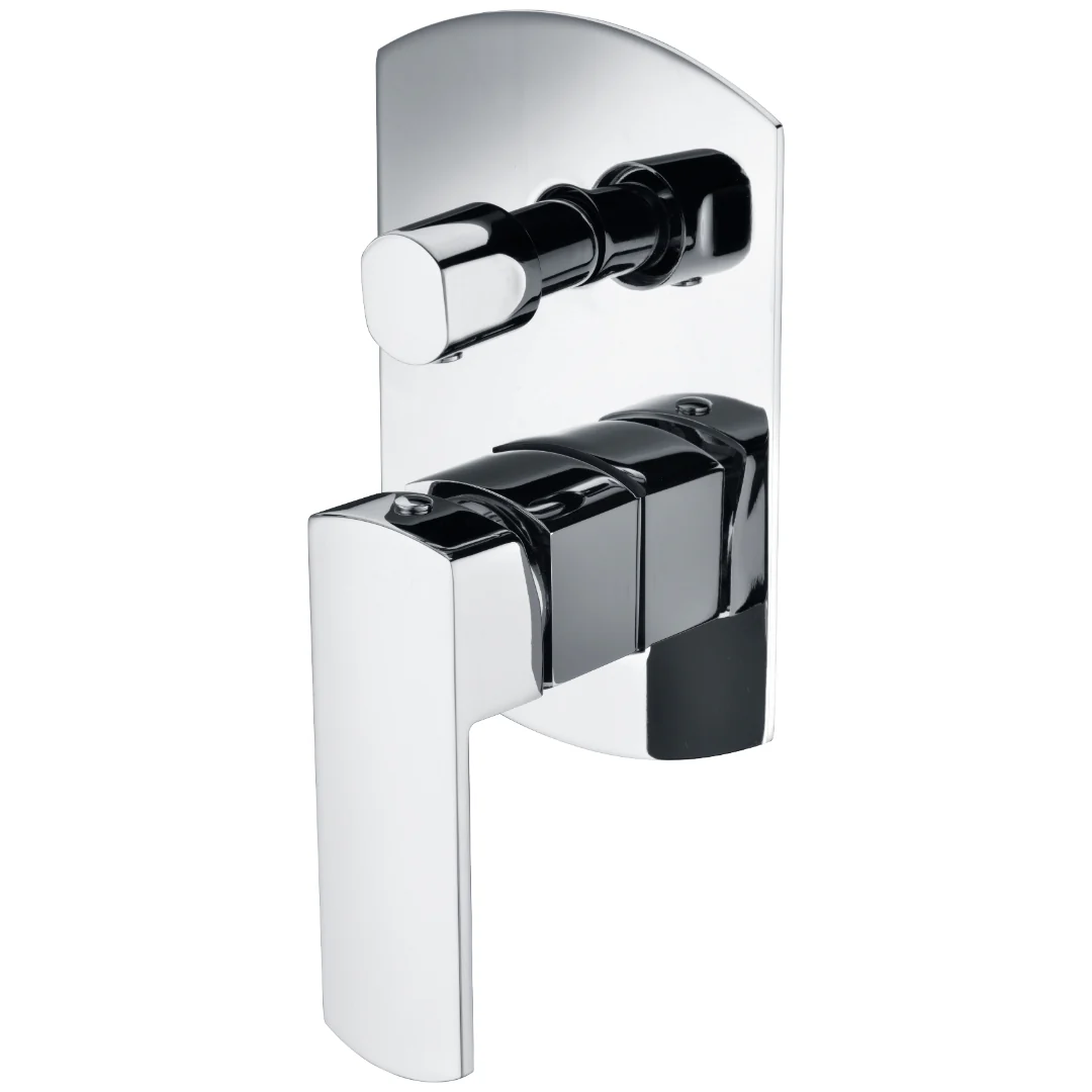 Exclusive Chrome Wall Diverter Mixer