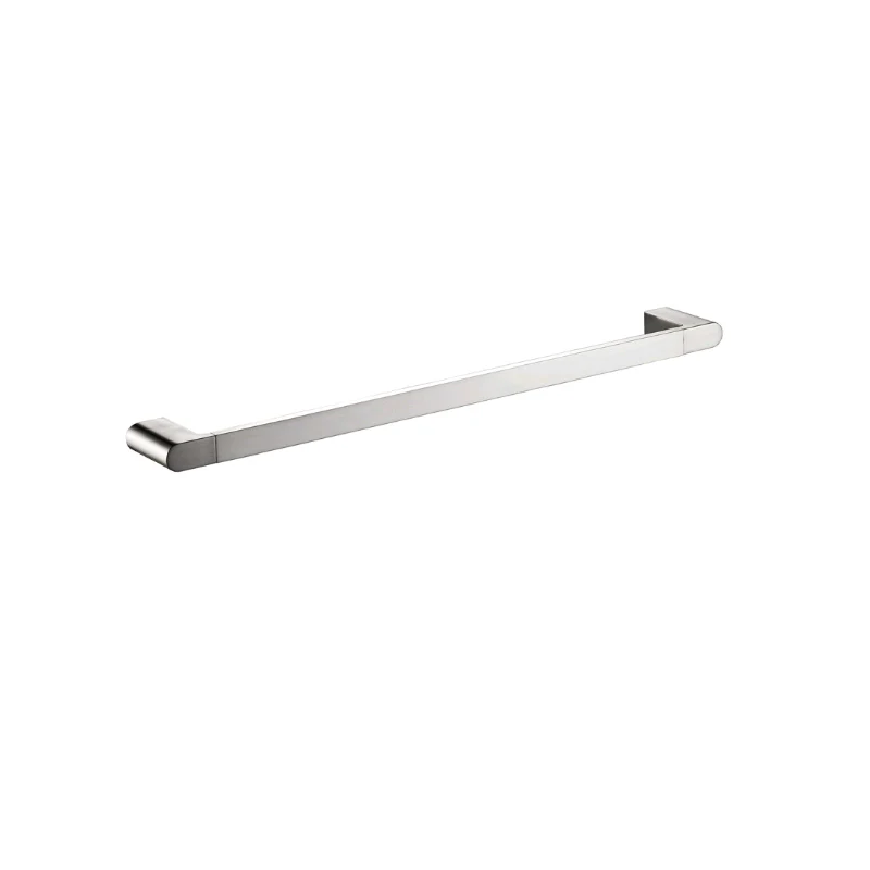 Flores 800 Brushed Nickel Single Towel Rail