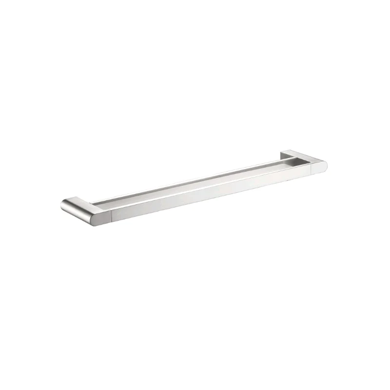 Flores 800 Chrome Double Towel Rail