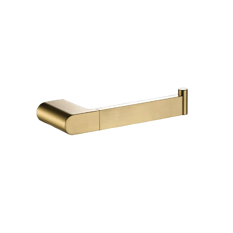 Flores Brushed Gold Toilet Roll Holder