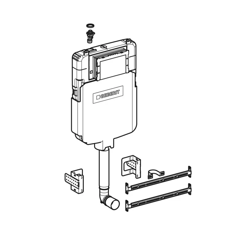 Geberit Sigma 8 In Wall Cistern - Wall Faced - Image 3