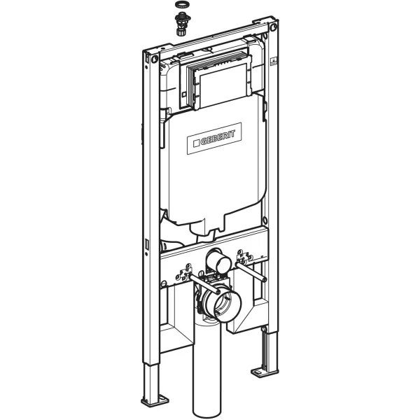 Geberit Sigma 8 Wall Hung Cistern - Wall Hung Frame - Image 5