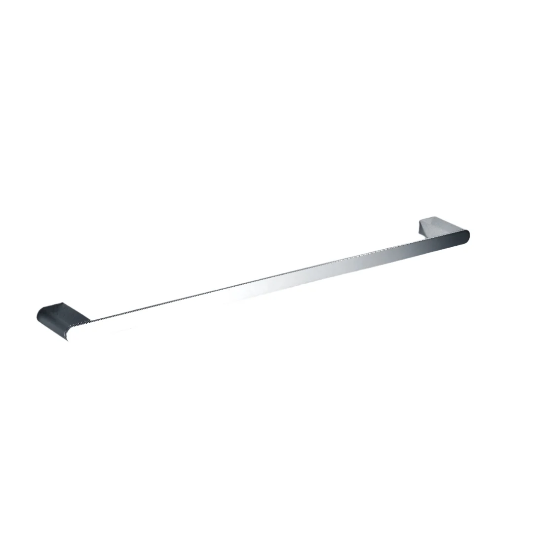 Glamour Chrome 600mm Single Towel Rail