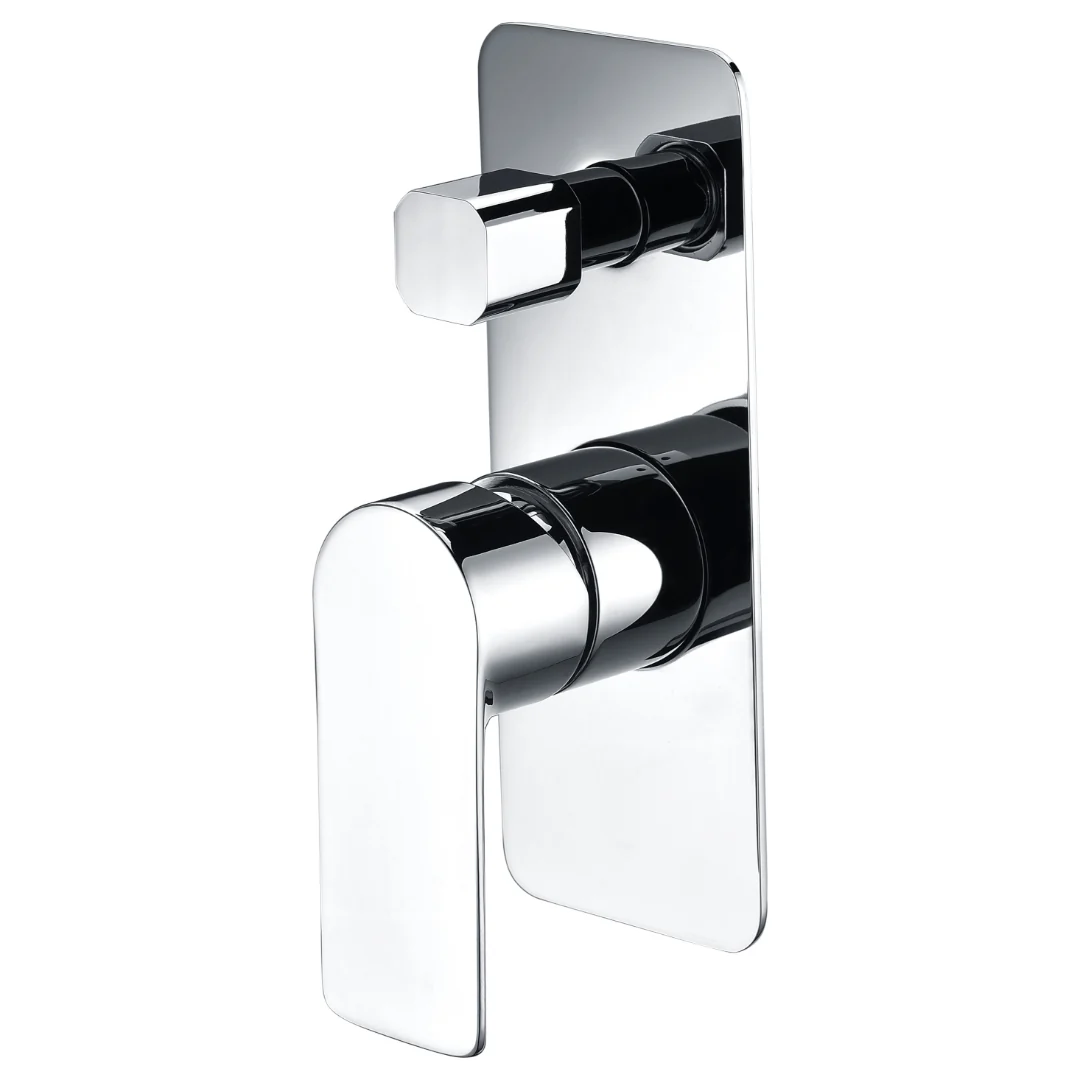 Glamour Chrome Wall Diverter Mixer