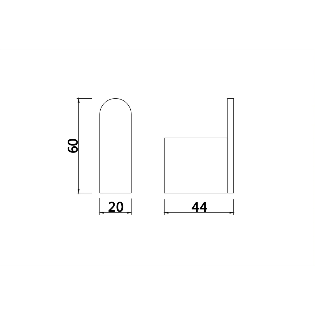 Glamour Chrome Robe Hook - Image 2