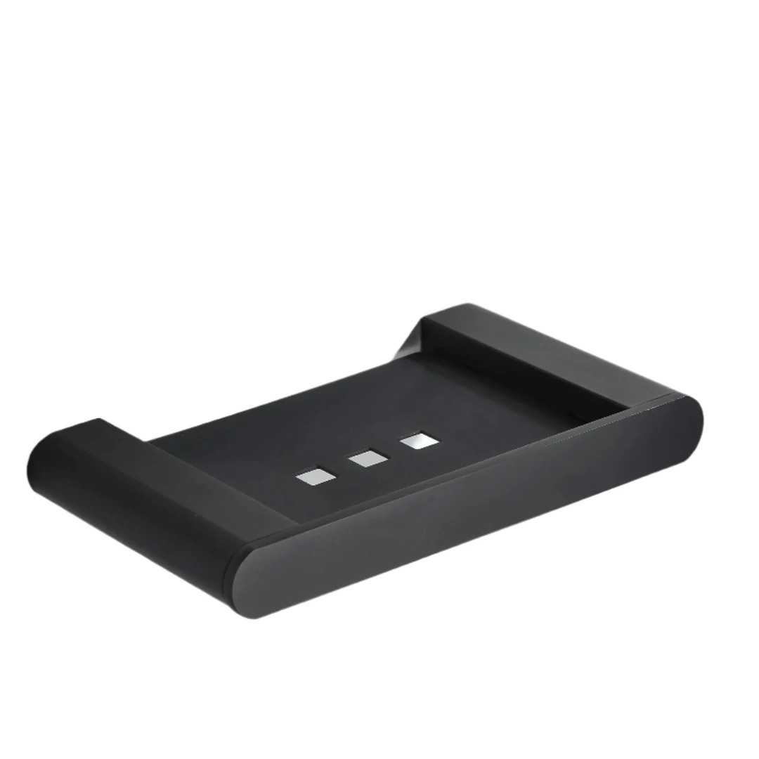 Glamour Matte Black Soap Holder