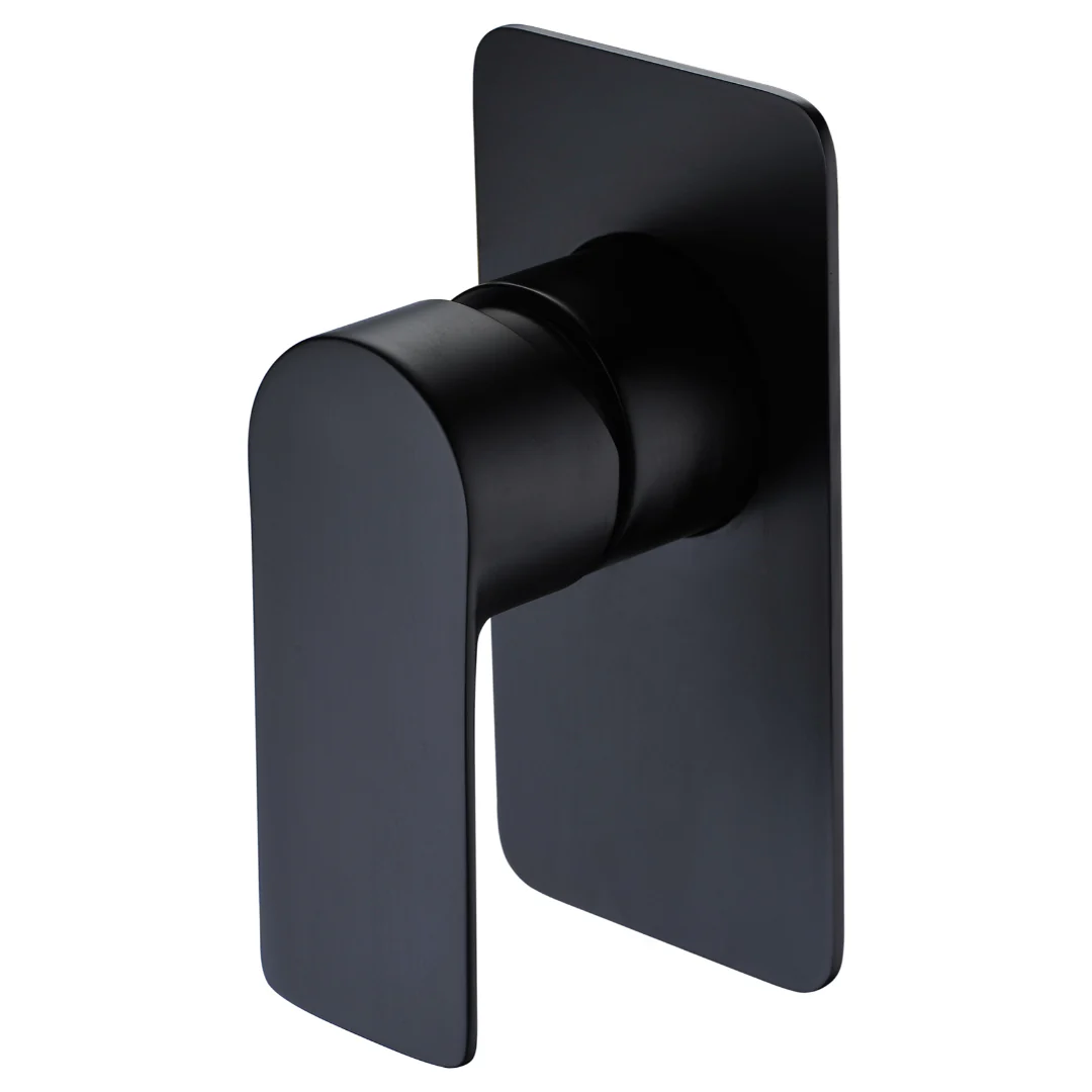 Glamour Matte Black Wall Mixer