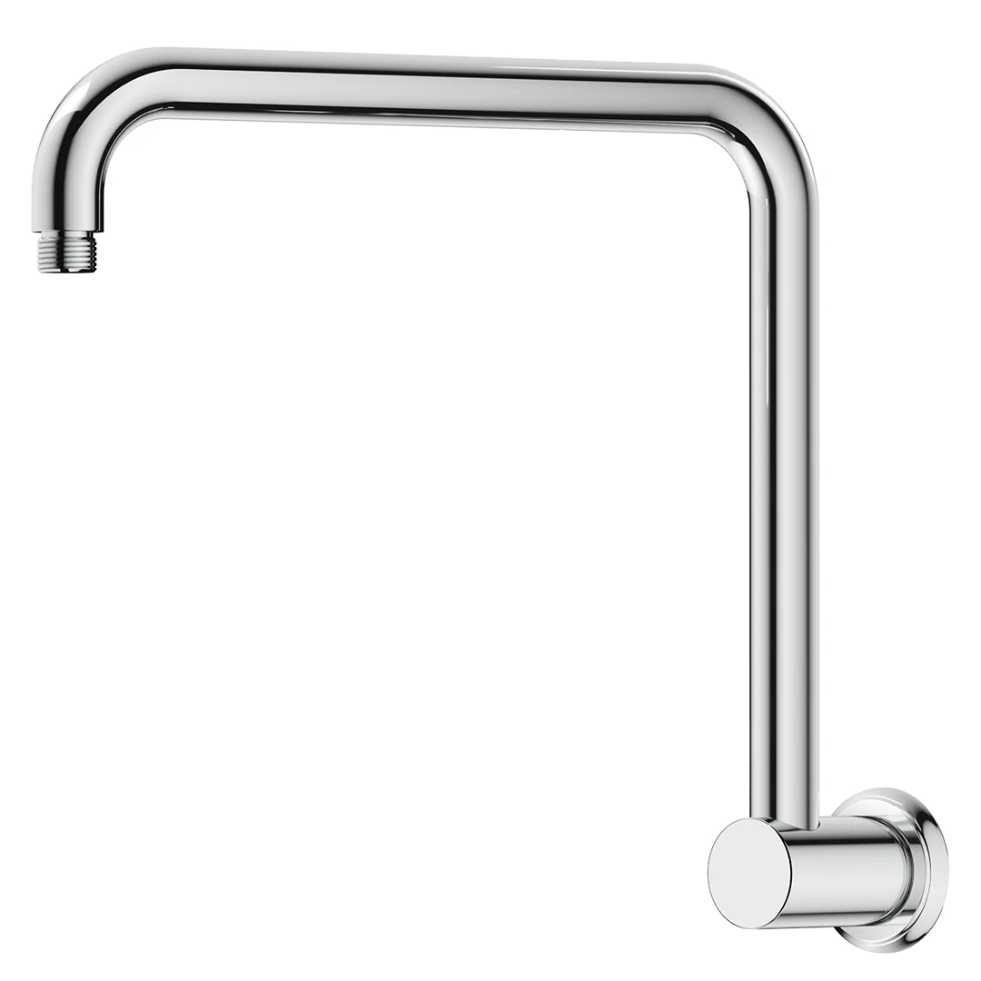 Mica Chrome Heritage Gooseneck Shower Arm