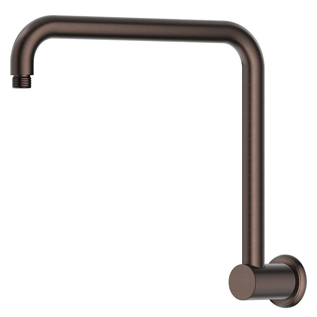 Mica Dusk Bronze Heritage Gooseneck Shower Arm
