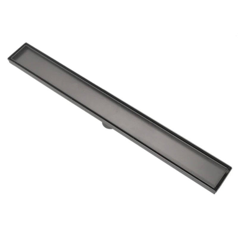 Gun Metal 1000mm Tile Insert Floor Waste
