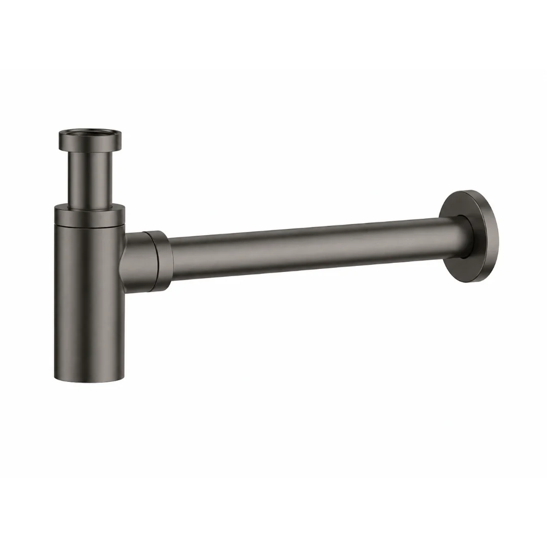 Gun Metal 32mm Round Bottle Trap Waste