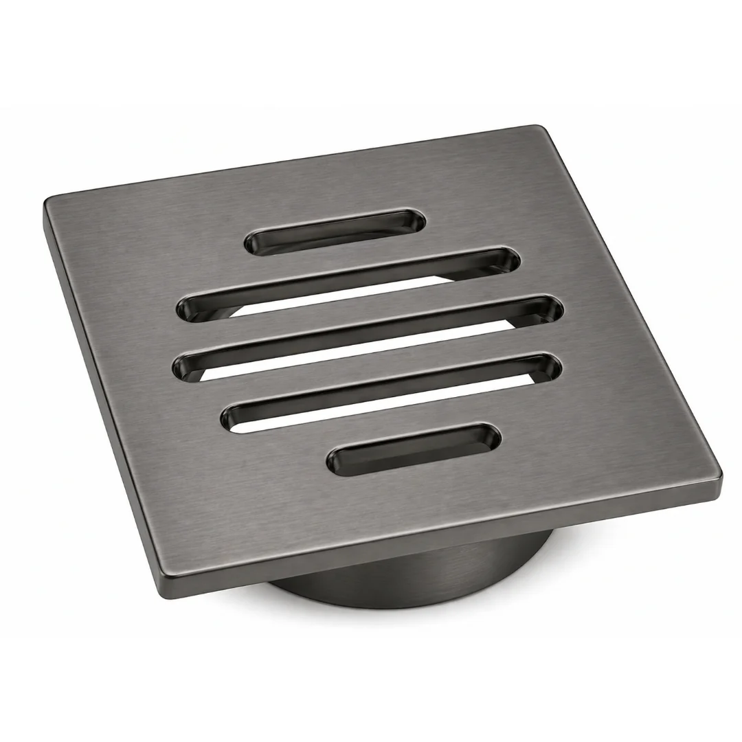 Gun Metal 60mm Slim Floor Waste