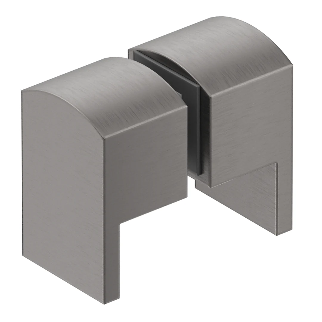 Gun Metal Square Lever Shower Screen Handle