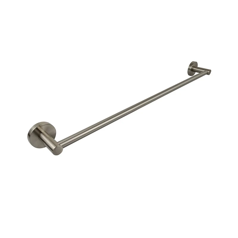 Hali 600 Brushed Nickel Single Towel Rail