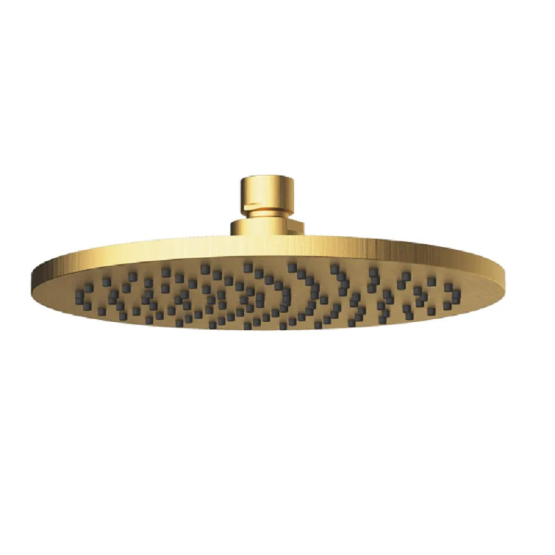 Hali Brushed Gold Round 200mm Shower Head
