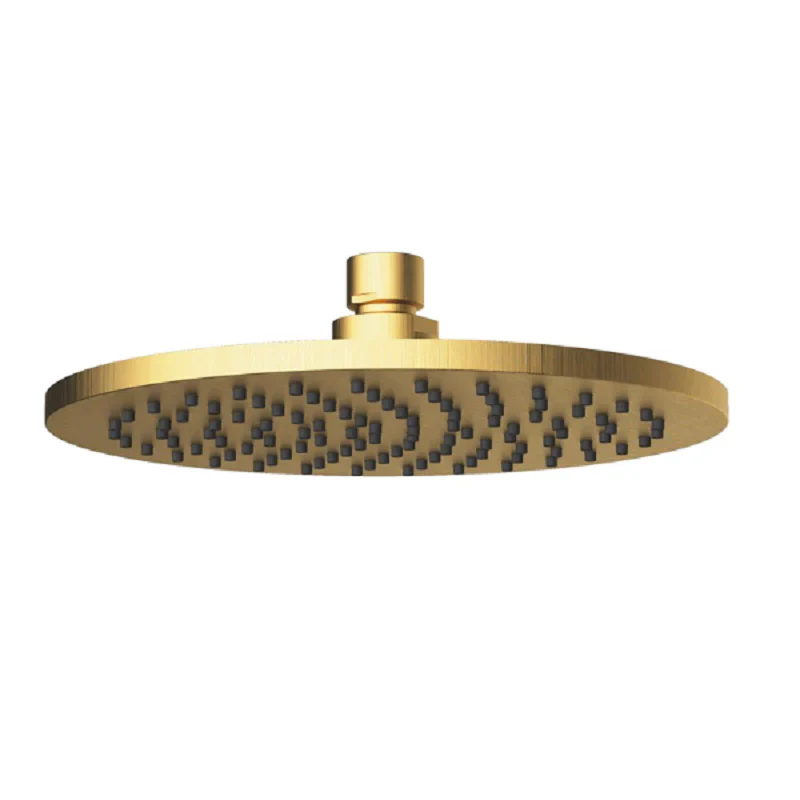 Hali Brushed Gold Round 250mm Shower Head