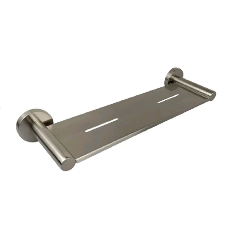 Hali Brushed Nickel Metal Shelf
