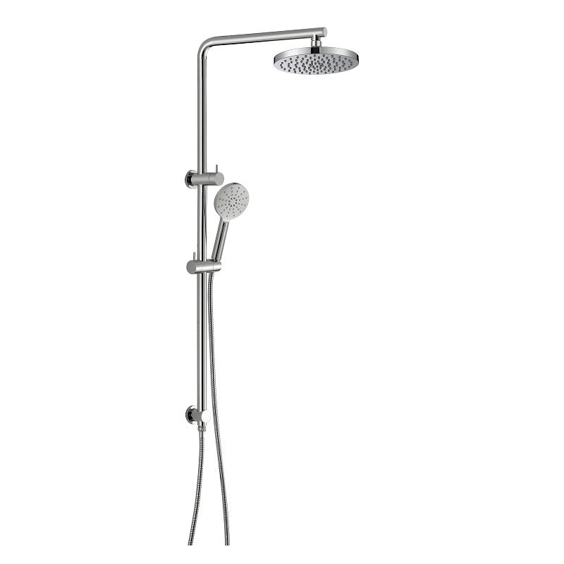 Hali Brushed Nickel Multifunction Shower Rail Set