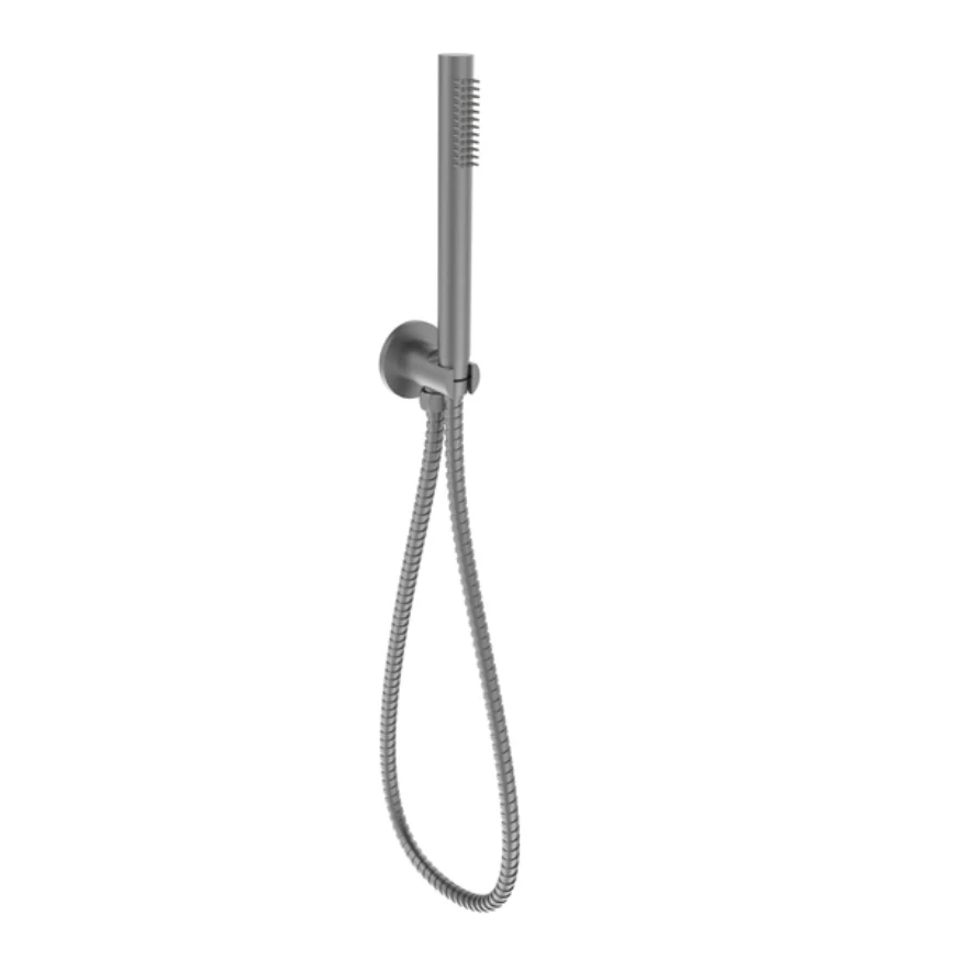 Hali Slim Gun Metal Hand Held Shower Rail