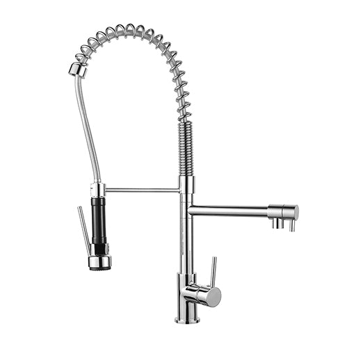 Halo Multifunction Spring Kitchen Mixer - Chrome - Image 2