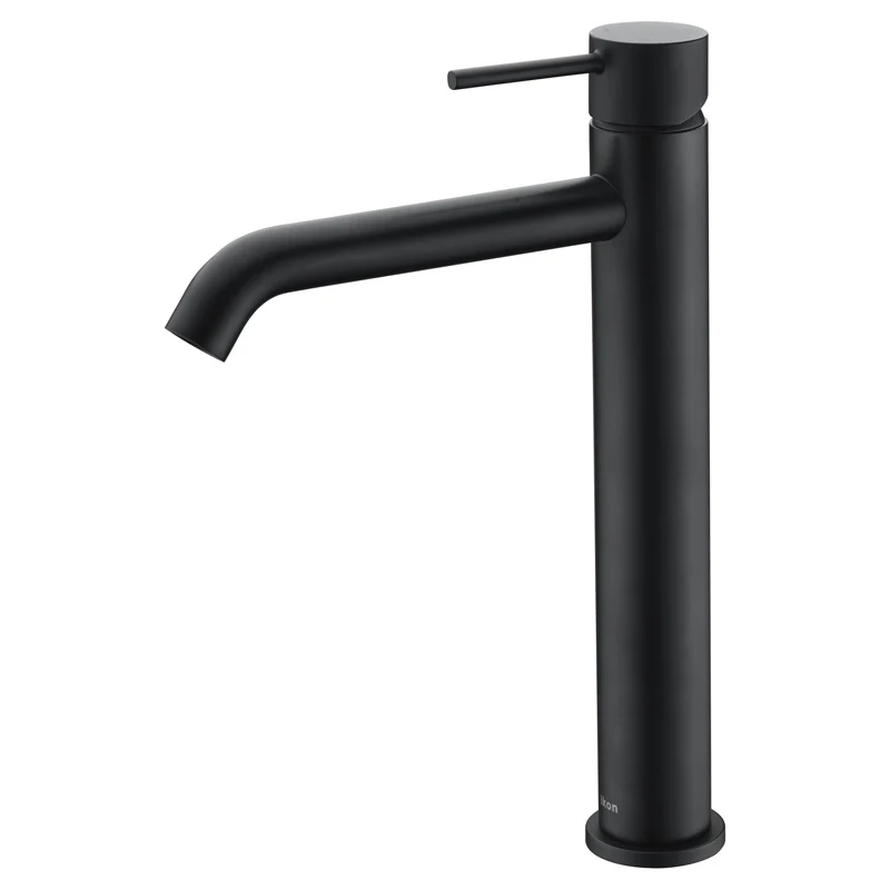 Ikon Hali Black Tall Basin Mixer