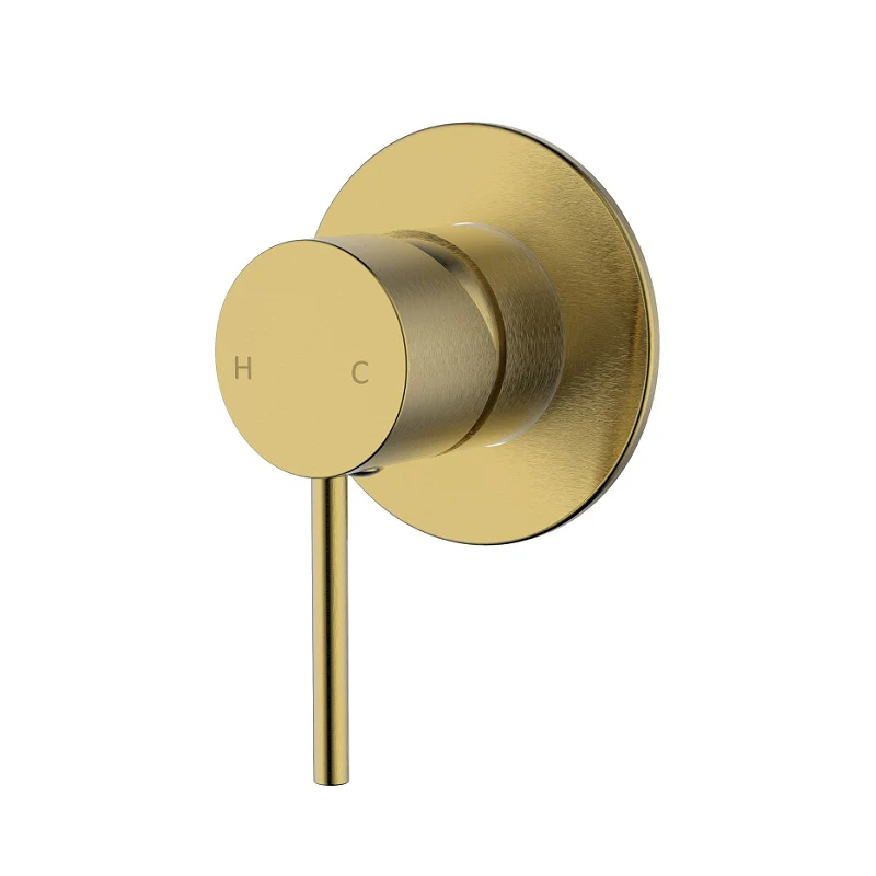 Ikon Hali Brushed Gold Wall Mixer