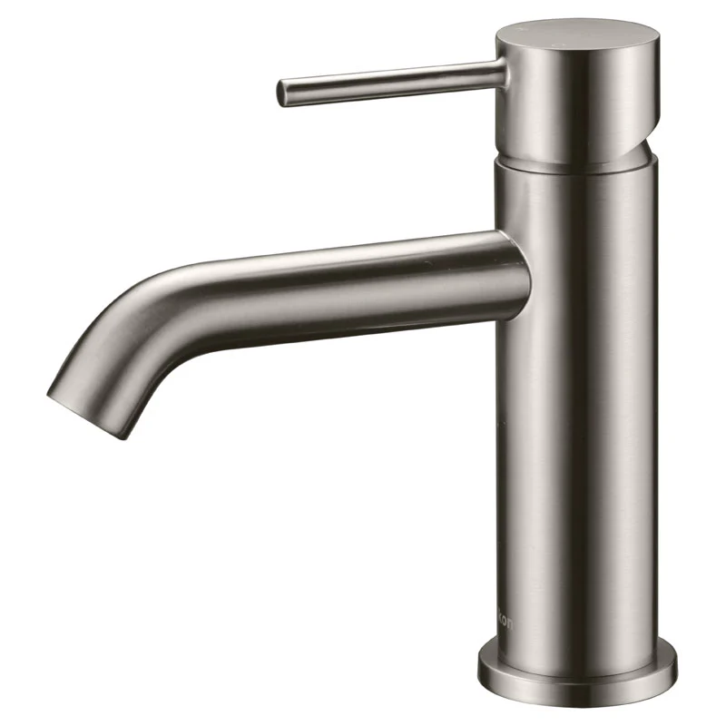 Ikon Hali Brushed Nickel Basin Mixer