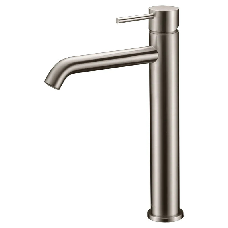 Ikon Hali Brushed Nickel Tall Basin Mixer