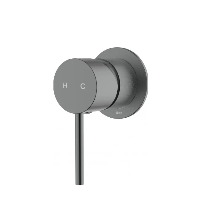 Ikon Hali Gun Metal Wall Mixer - 60mm