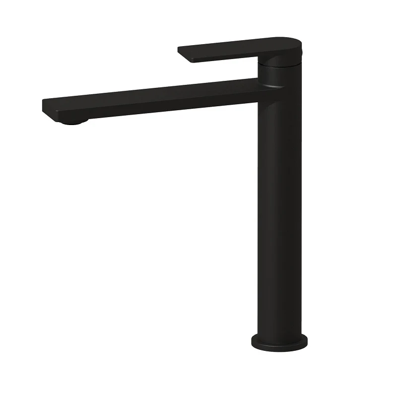 Ikon Ruki Black Tall Basin Mixer