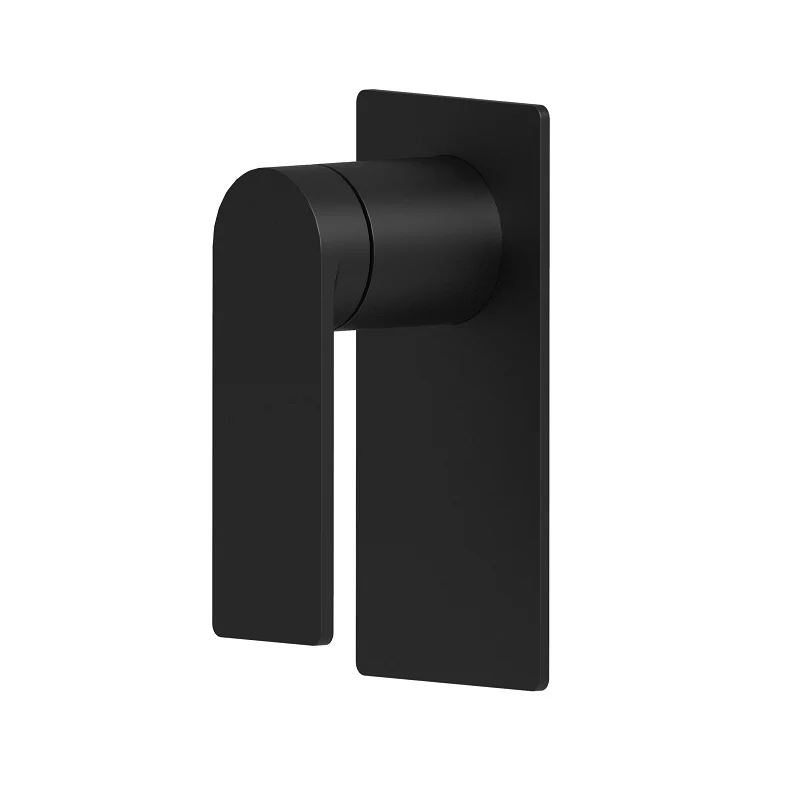 Ikon Ruki Black Wall Mixer