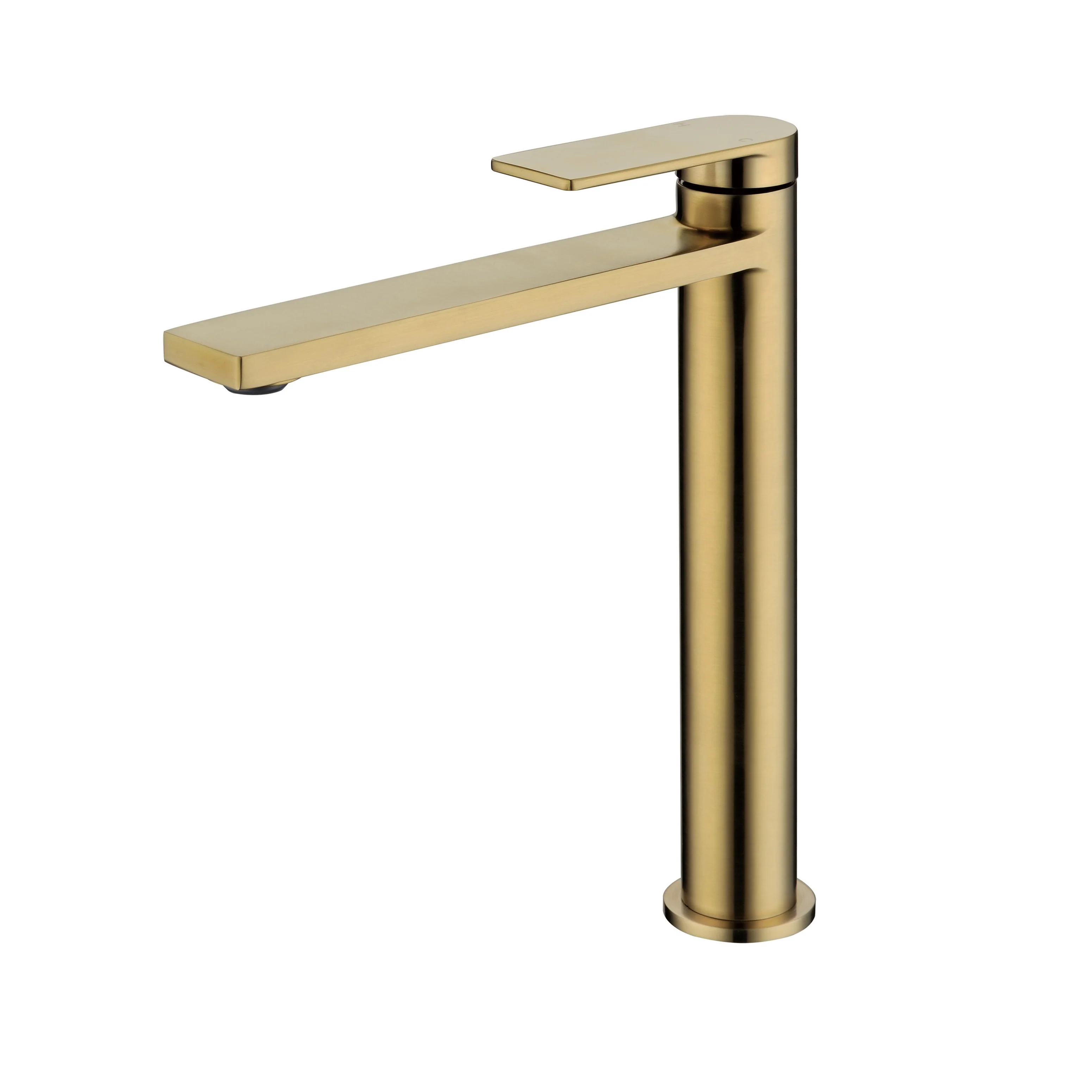 Ikon Ruki Brushed Gold Tall Basin Mixer