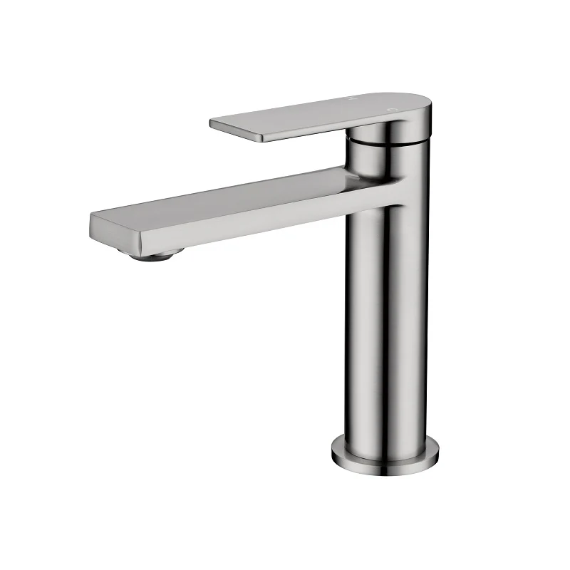 Ikon Ruki Brushed Nickel Basin Mixer