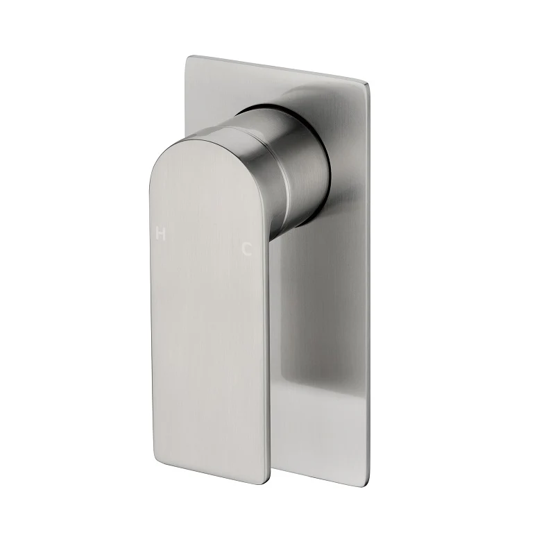 Ikon Ruki Brushed Nickel Wall Mixer
