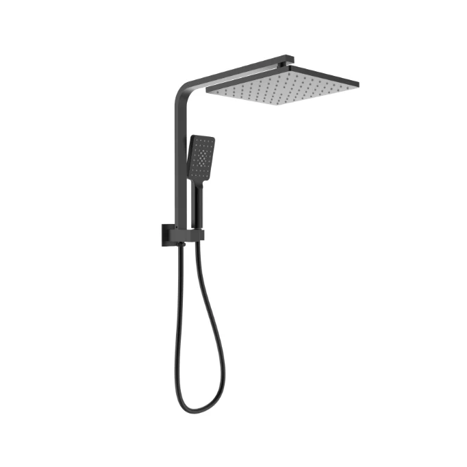Ikon Sando Black Mini Multifunction Shower Rail