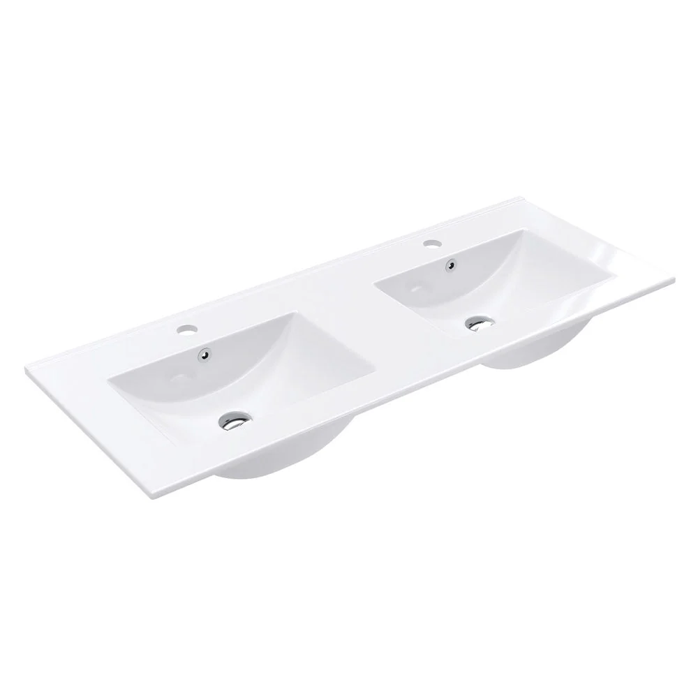 Kelsa 1500 Double Fluted White Oak Wall Hung Vanity - Image 8