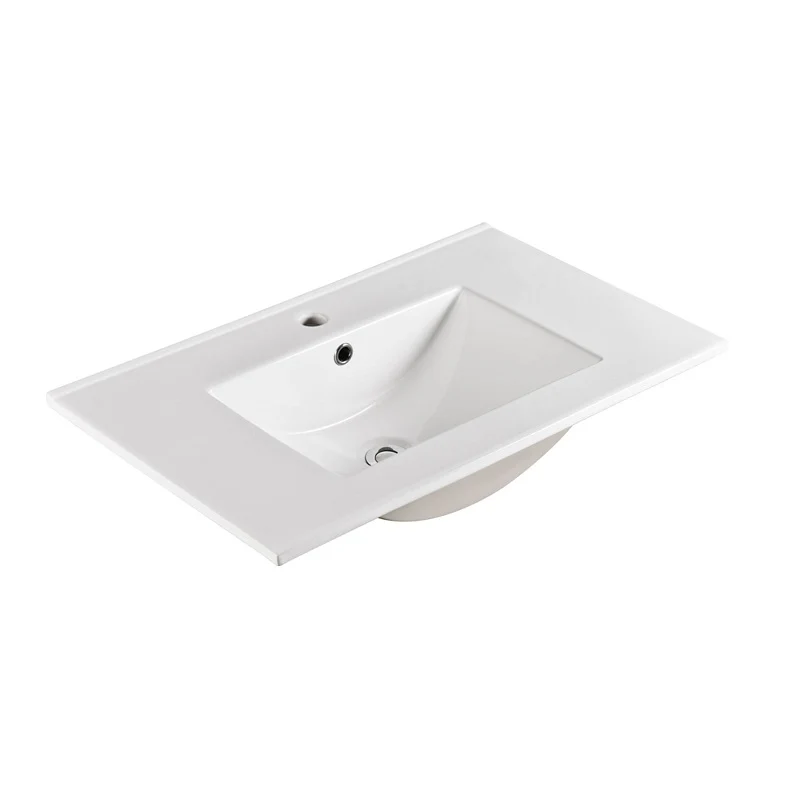 Kelsa 750 Fluted Matte Black Wall Hung Vanity - Image 9