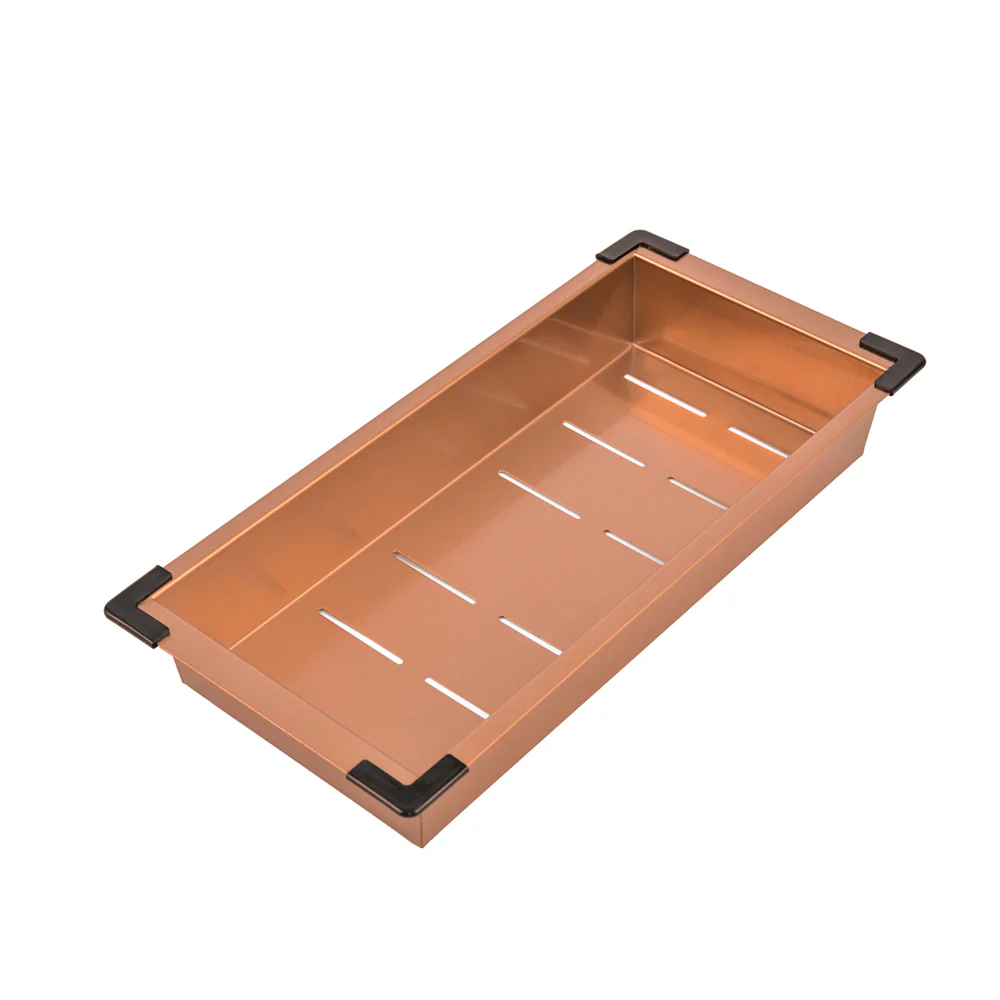 Kitchen Sink Colander Insert - Brushed Copper