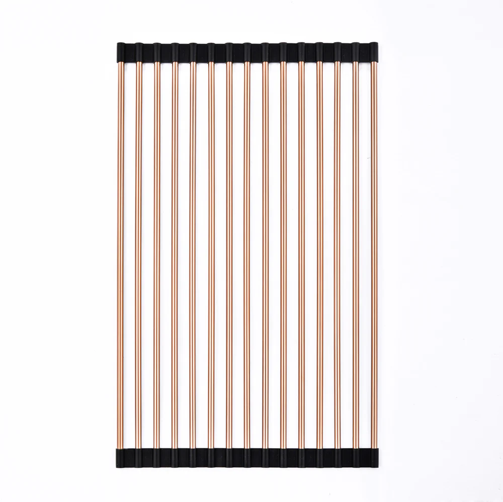 Kitchen Sink Roll Matt Drainer - Brushed Copper