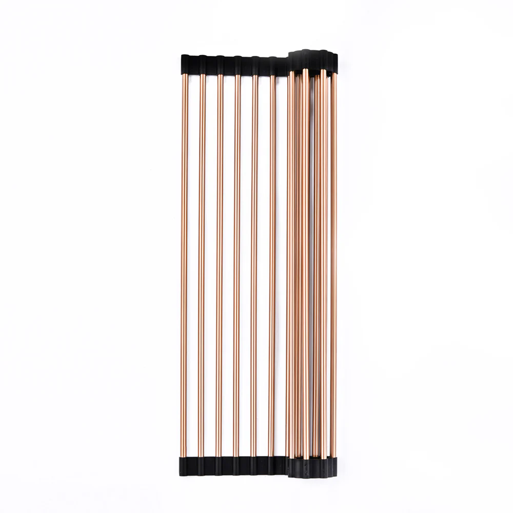 Kitchen Sink Roll Matt Drainer - Brushed Copper - Image 2