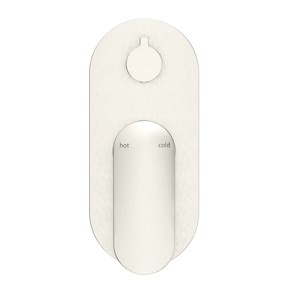 Lantra Brushed Nickel Shower Mixer Diverter - 1P - Trim Kit Only - Image 3