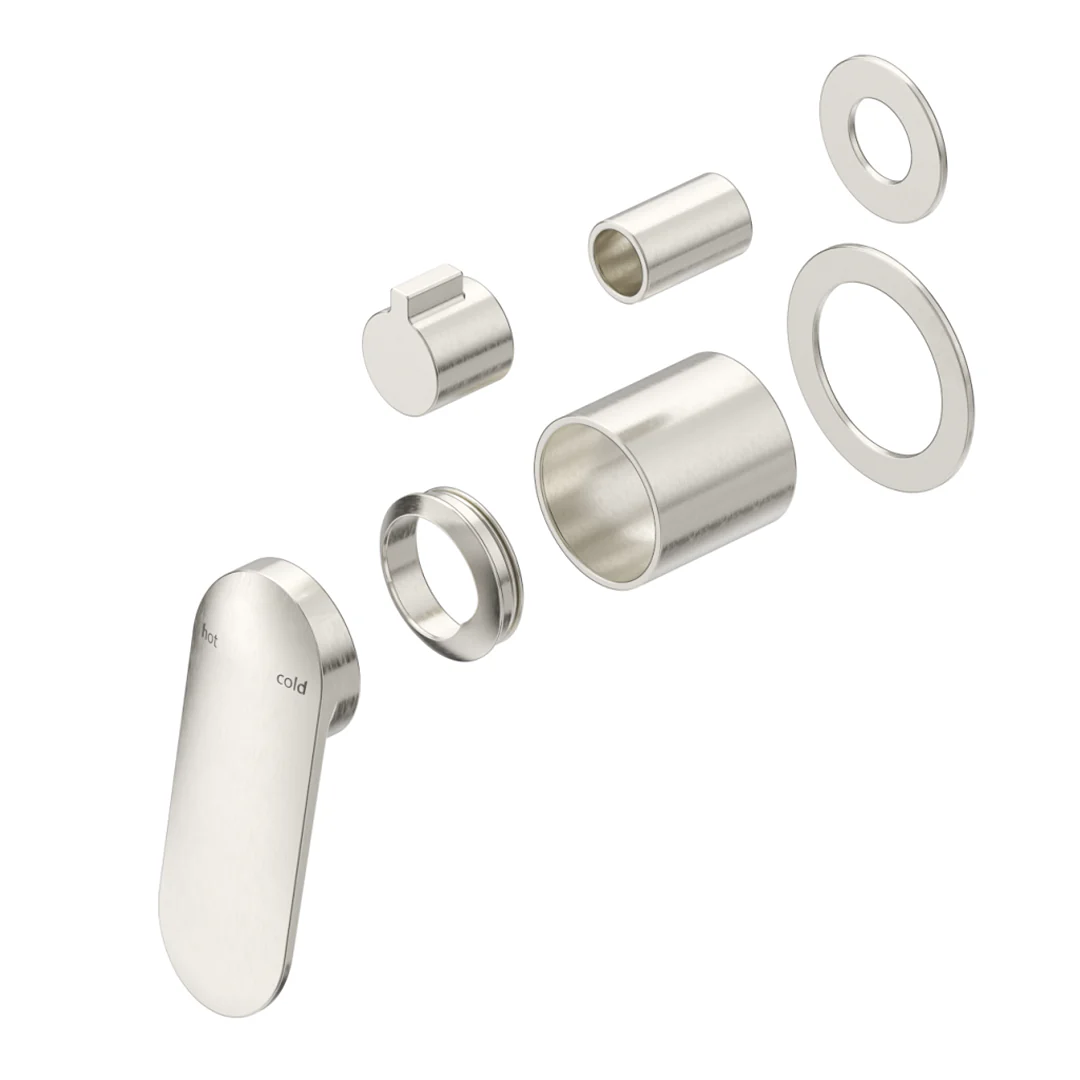 Lantra Brushed Nickel Shower Mixer Diverter - 2P - Trim Kit Only - Image 2