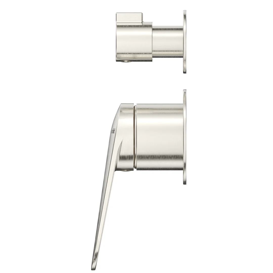 Lantra Brushed Nickel Shower Mixer Diverter - 2P - Trim Kit Only - Image 4