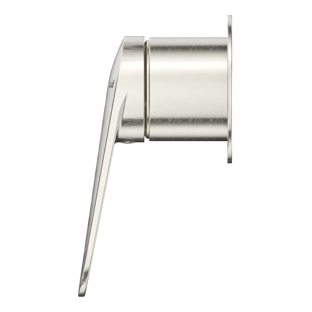 Lantra Brushed Nickel Shower Mixer - Round Plate - Trim Kit Only - Image 4