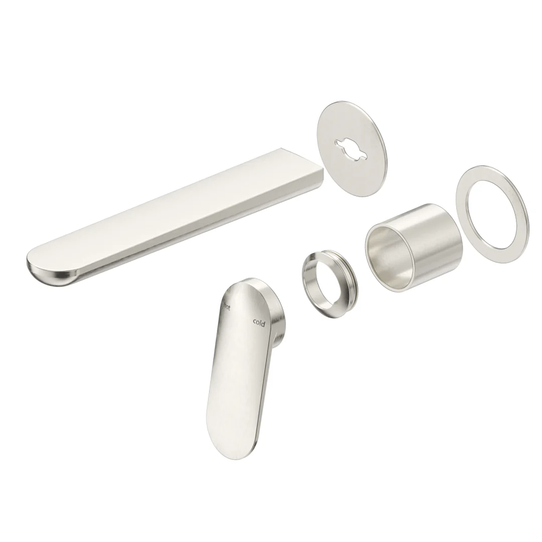 Lantra Brushed Nickel Wall-Spout Combo - 2P - Trim Kit Only - Image 2