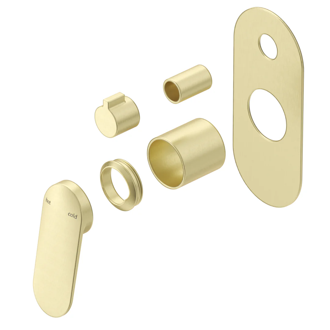 Lantra French Gold Shower Mixer Diverter - 1P - Trim Kit Only - Image 2