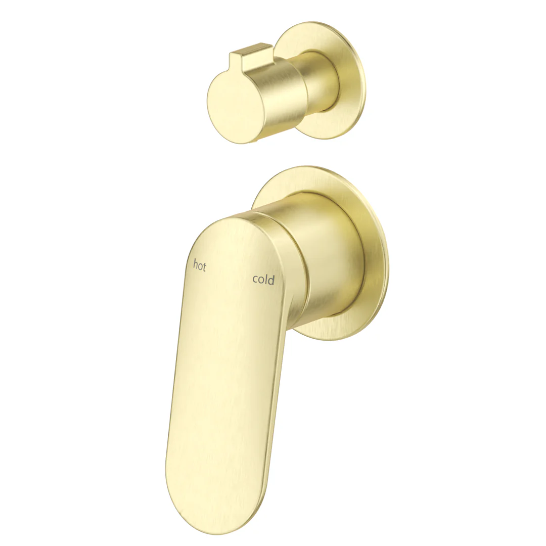 Lantra French Gold Shower Mixer Diverter - 2P - Trim Kit Only